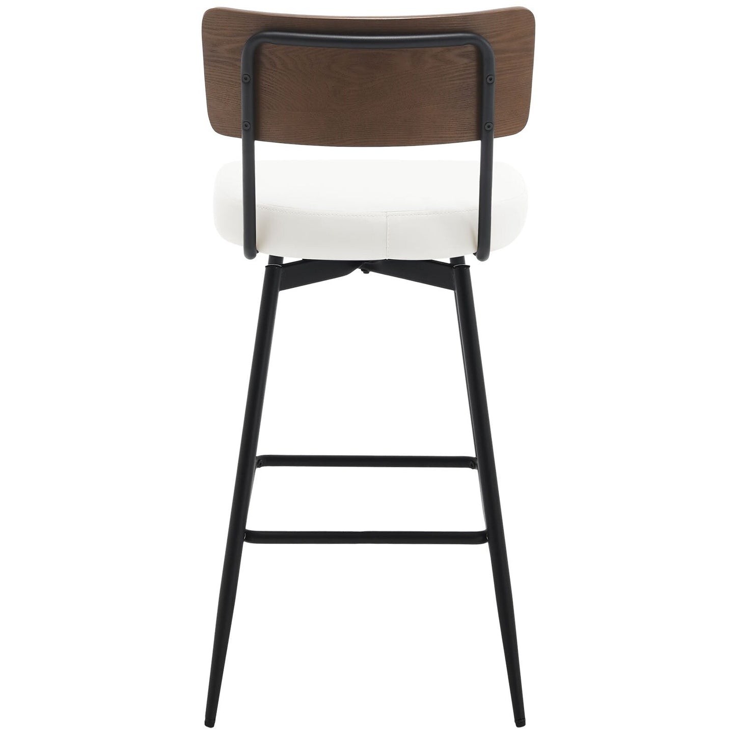 Lot de 2/3/4 tabourets de bar/comptoir pivotants rembourrés en similicuir