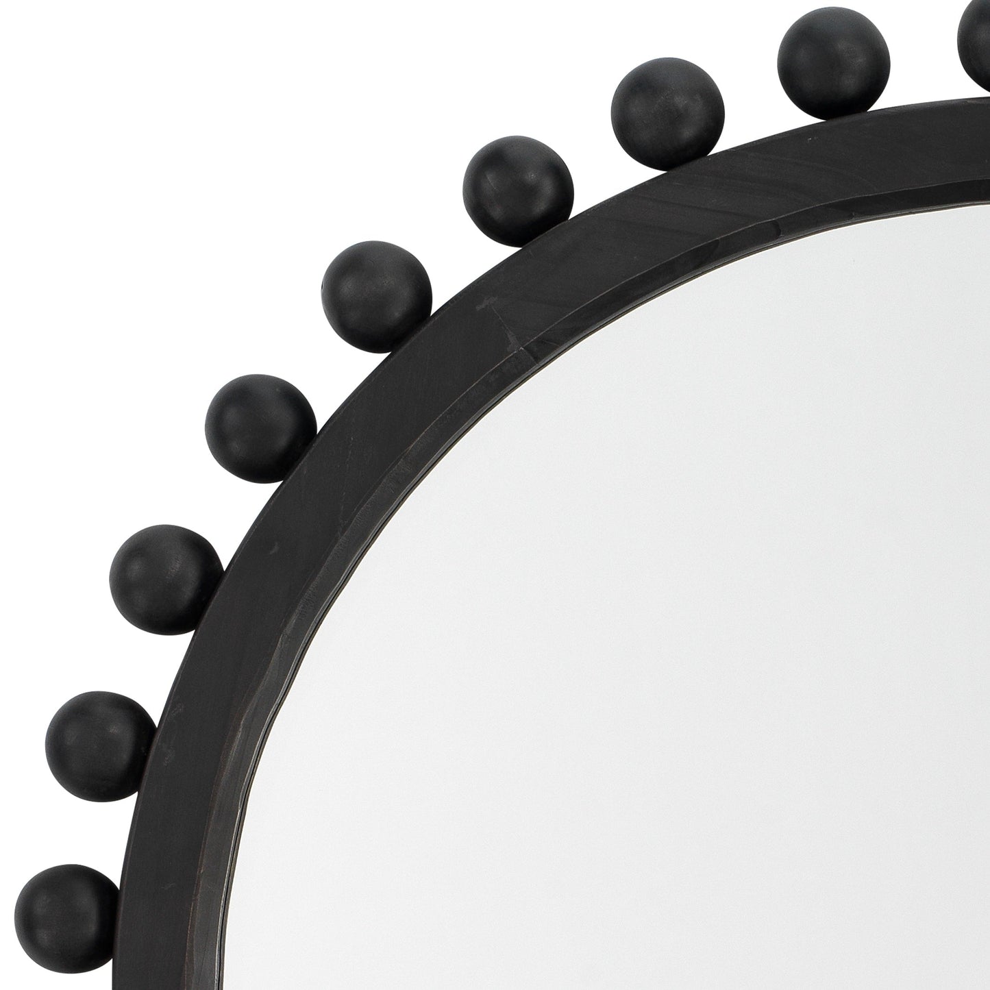 Miroir rond en bois Alden Décor Orion, naturel