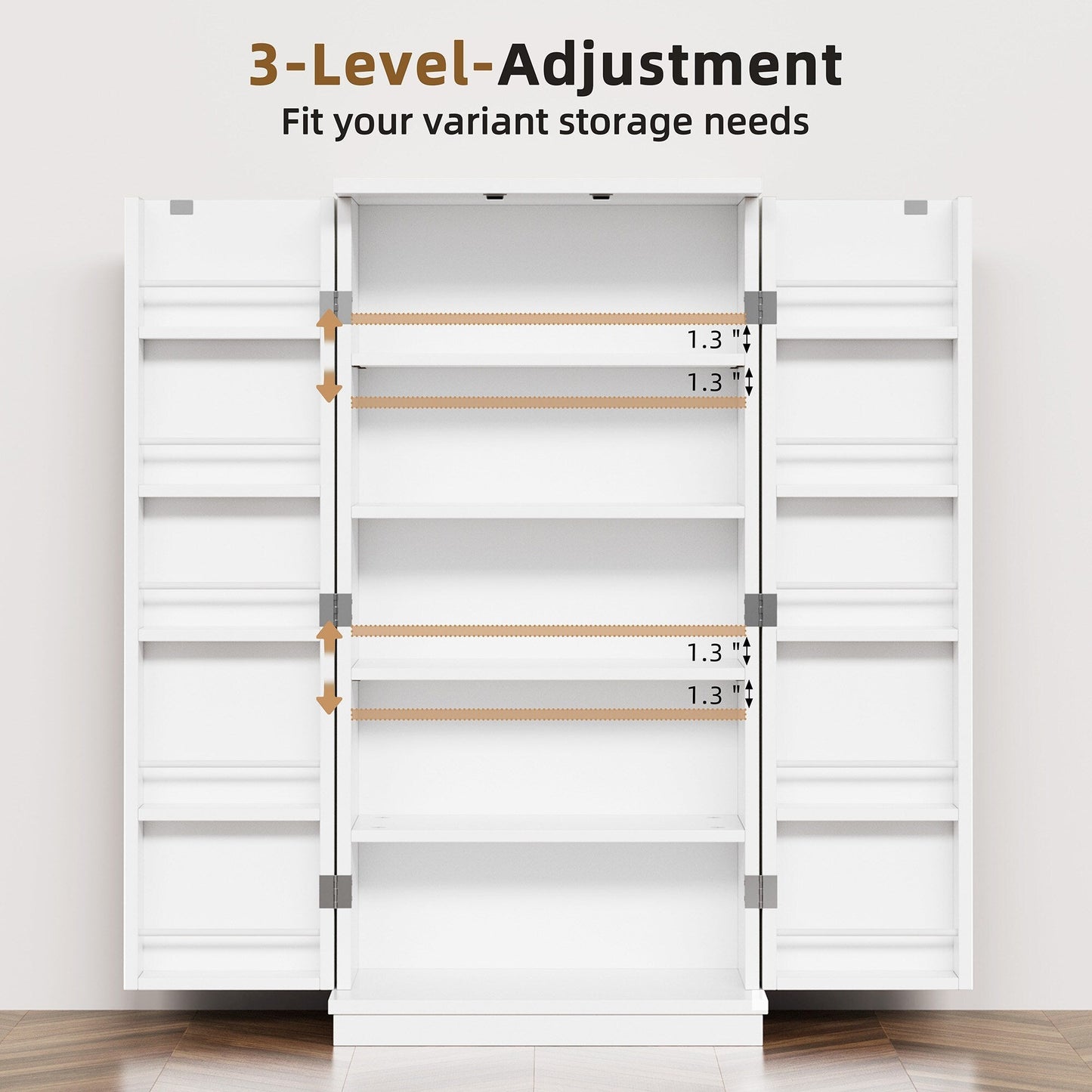 Armoire de rangement Futzca 47 po, armoires de cuisine en bois