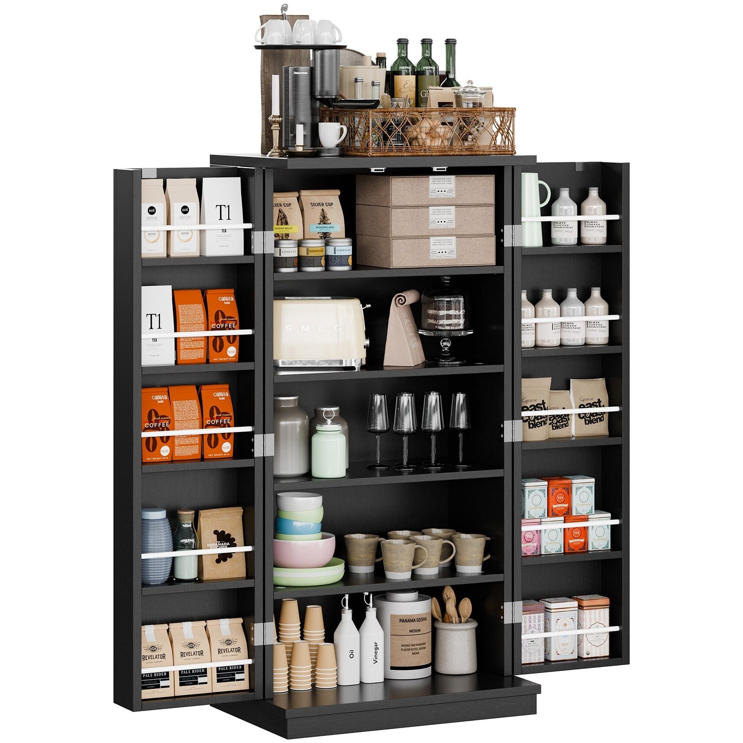 Armoire de rangement Futzca 47 po, armoires de cuisine en bois