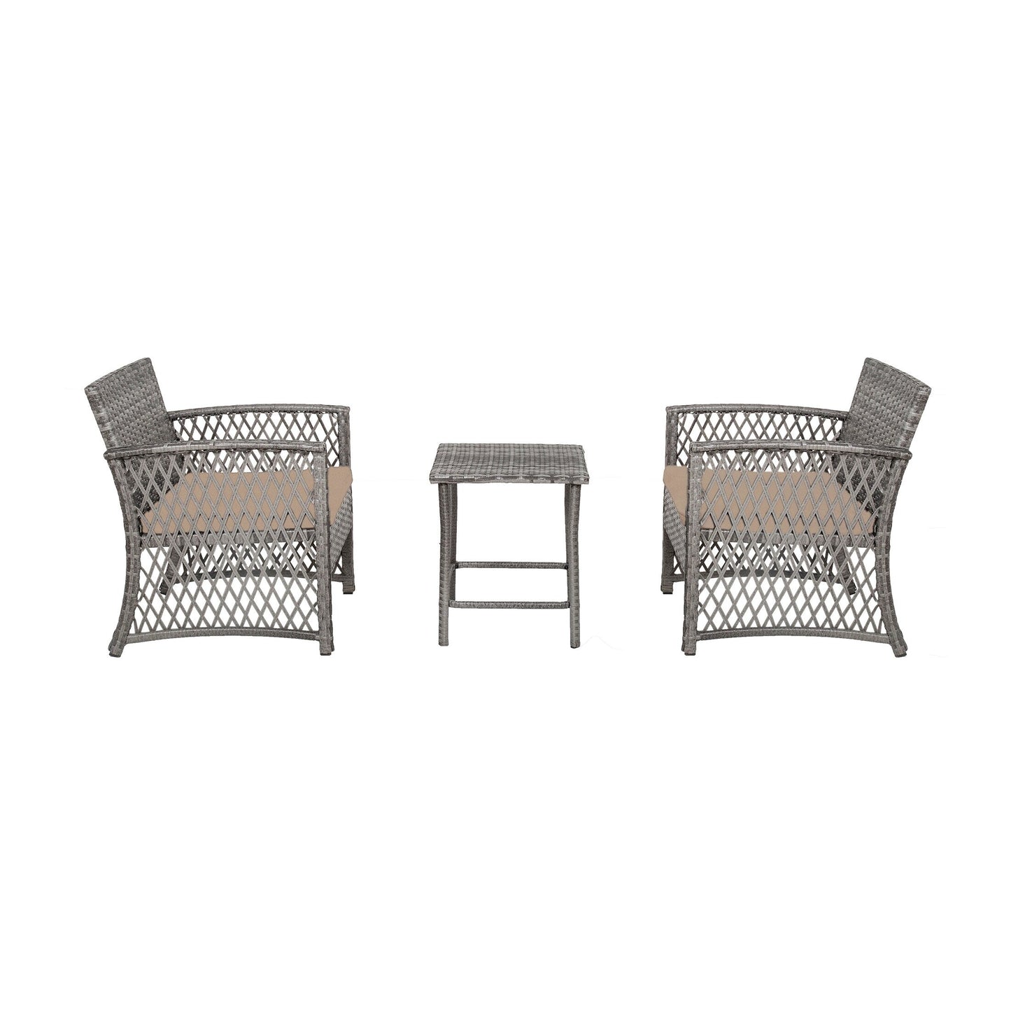 Ensemble de patio bistro en osier Heritage Outdoor 3 pièces