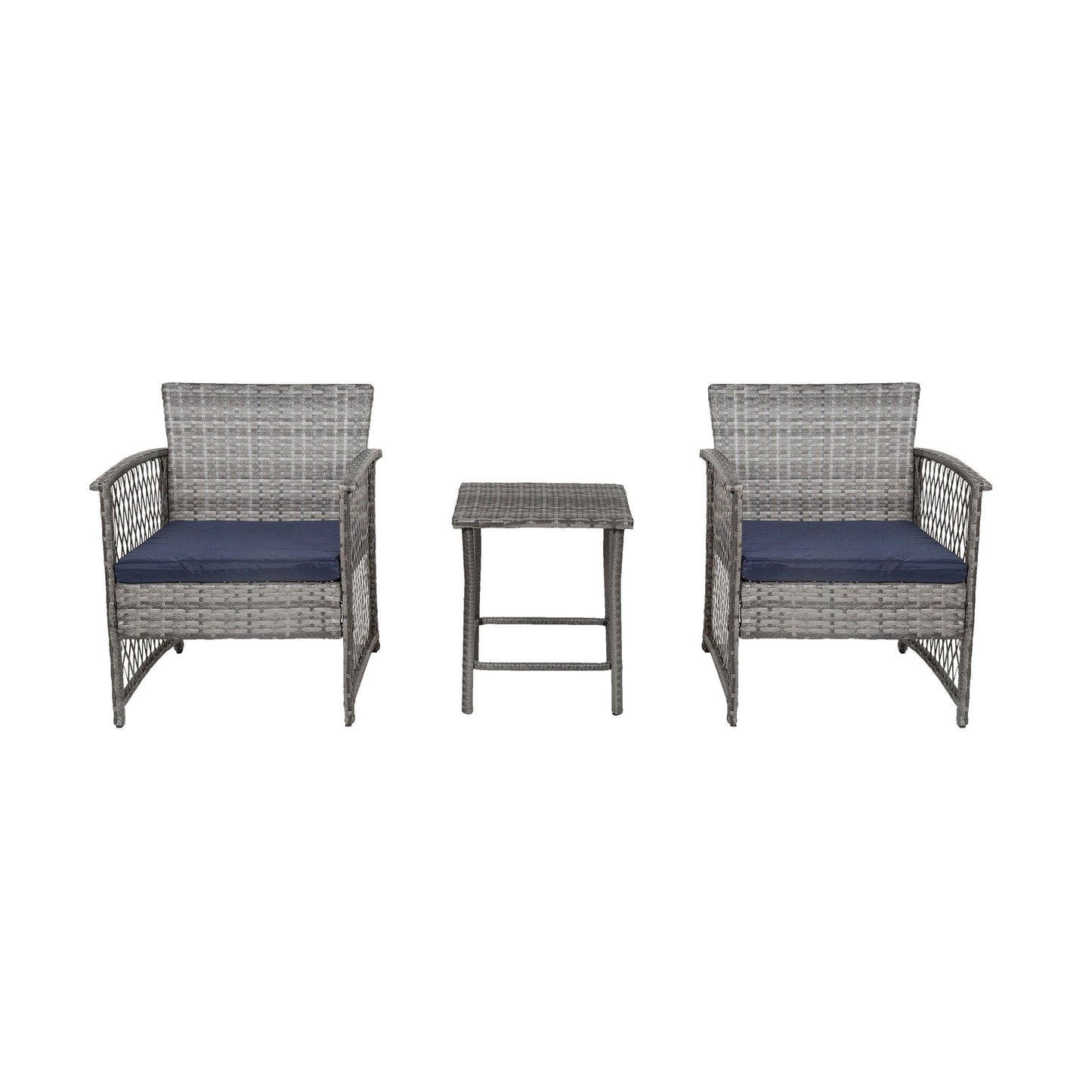 Ensemble de patio bistro en osier Heritage Outdoor 3 pièces