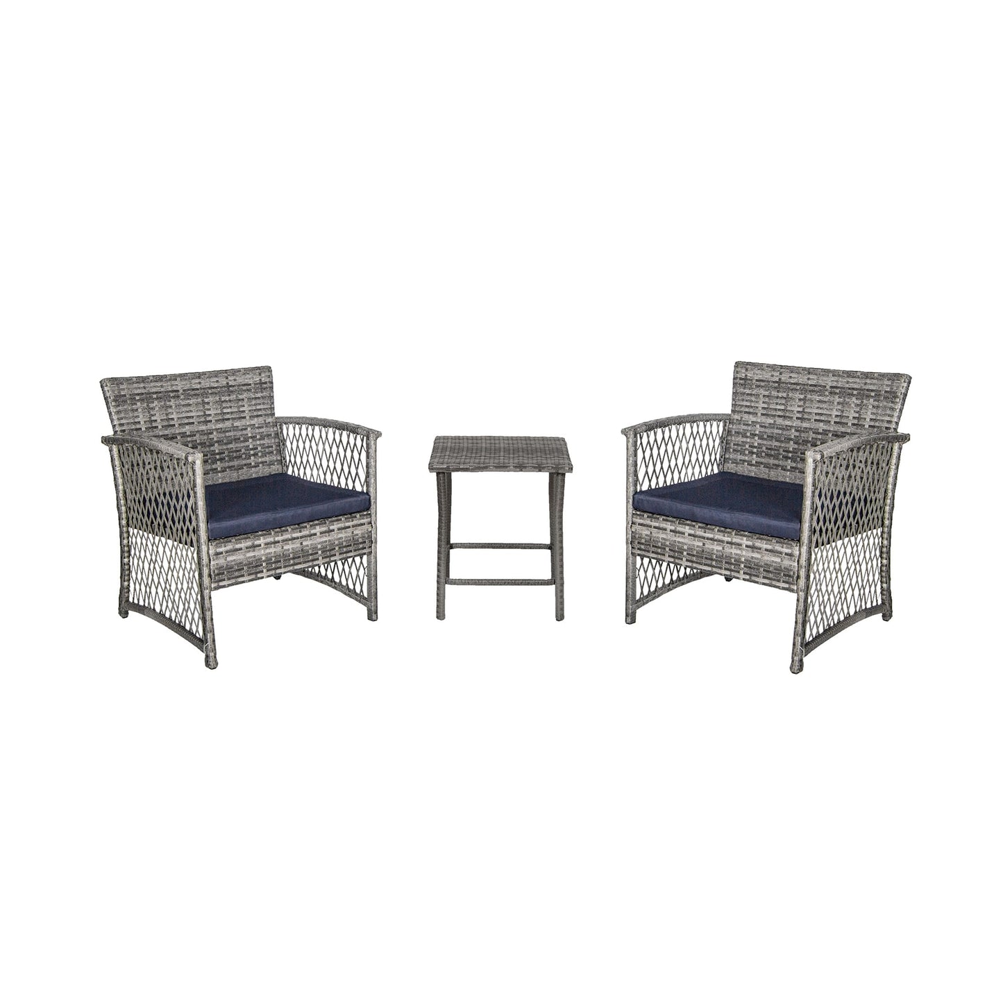 Ensemble de patio bistro en osier Heritage Outdoor 3 pièces