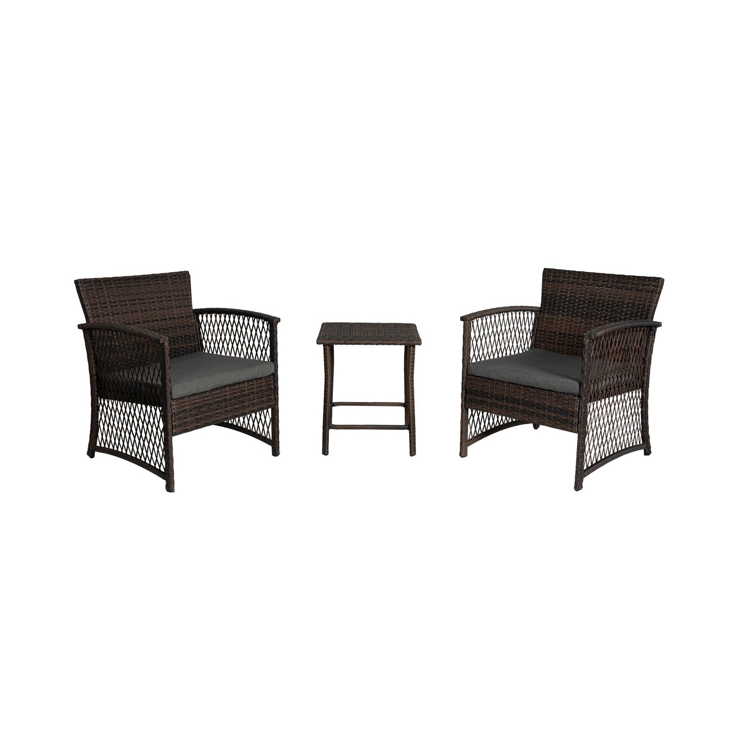 Ensemble de patio bistro en osier Heritage Outdoor 3 pièces