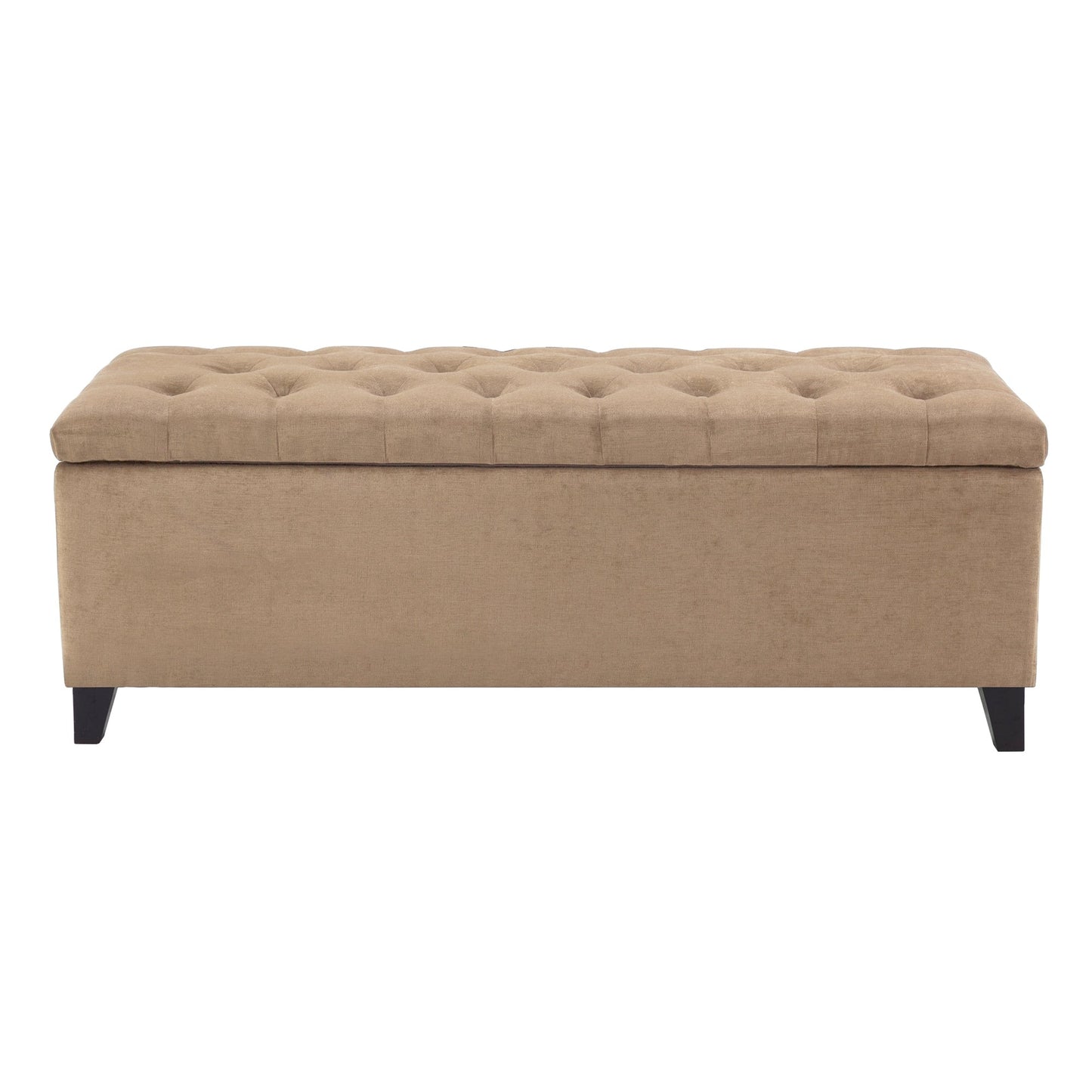 Banc de rangement rembourré à plateau capitonné Madison Park Sasha