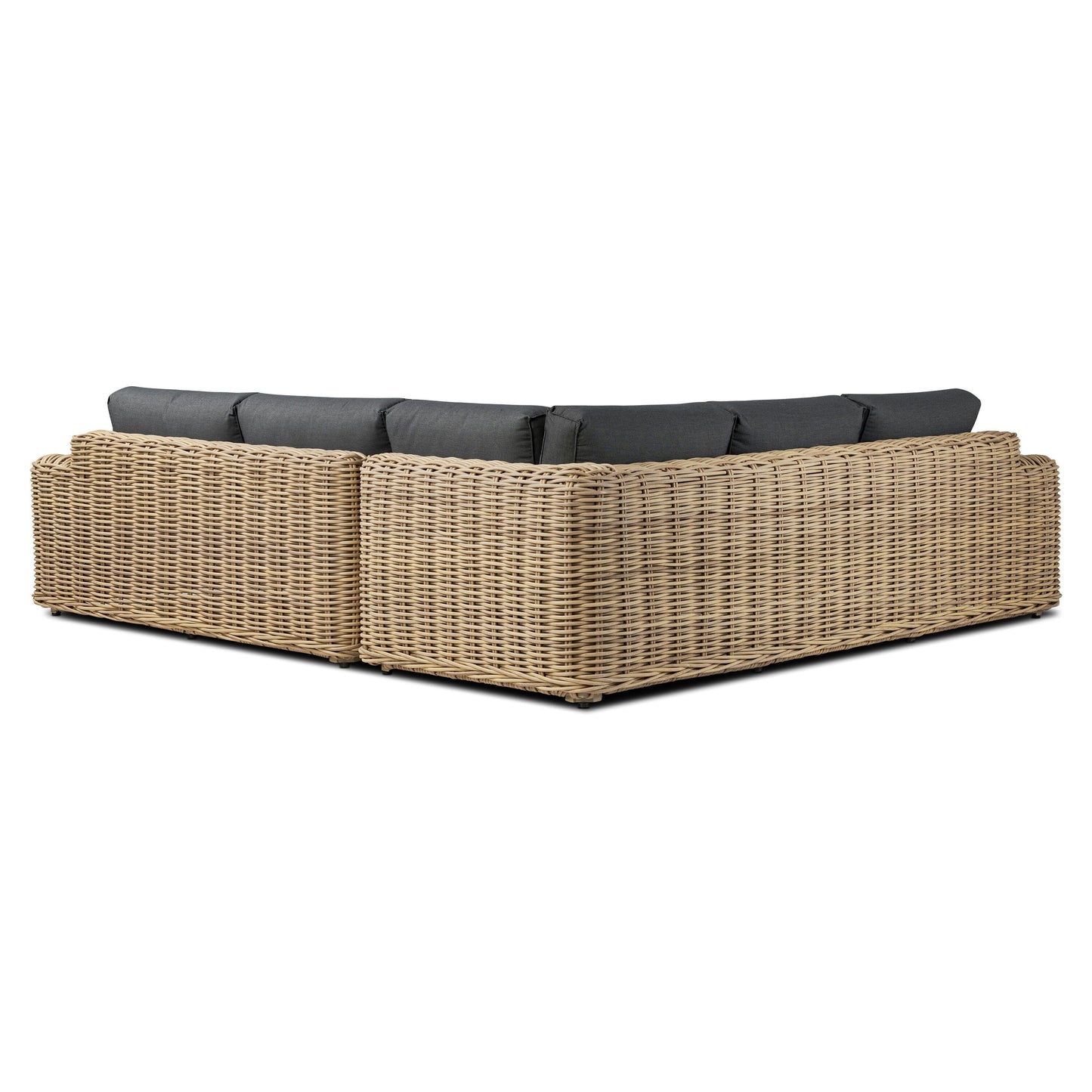 Ensemble de salon d'angle d'extérieur/terrasse Poly & Bark Puglia avec table basse