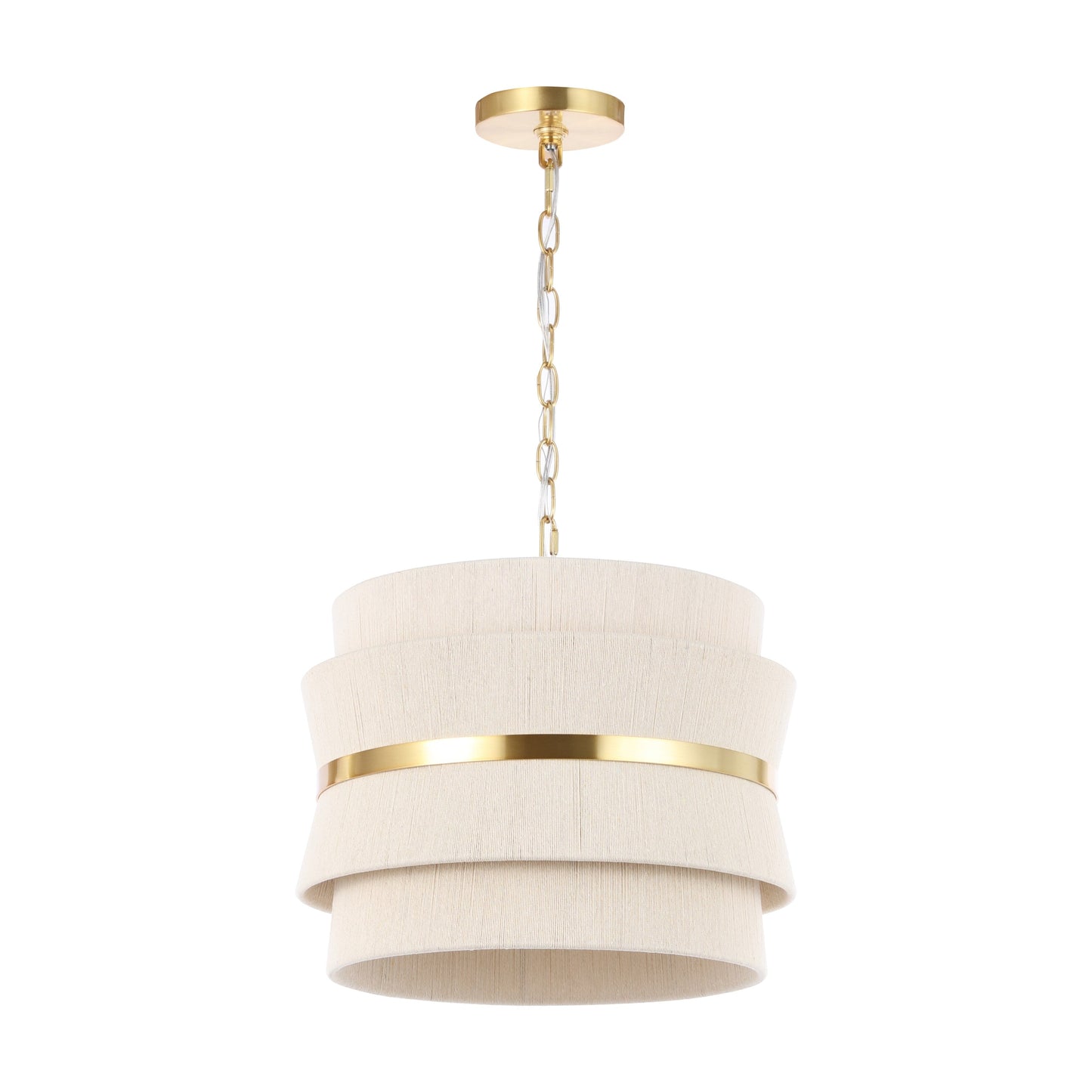 Suspension réglable à 3 lumières SAFAVIEH Oprea (ampoules LED incluses) - 16 x 16 x 16,5-72,5