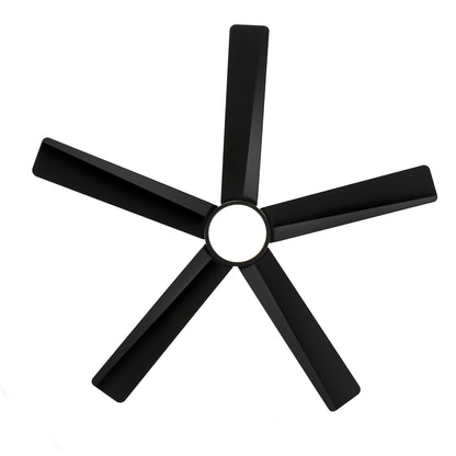 Ventilateur de plafond LED Breezary 65/52/42 à 5 pales avec kit d'éclairage et télécommande