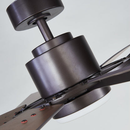Ventilateur de plafond à LED intégré Parrot Uncle 60 Farmhouse avec lumière et télécommande