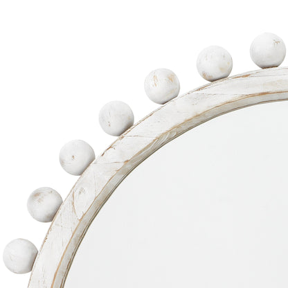 Miroir rond en bois Alden Décor Orion, naturel