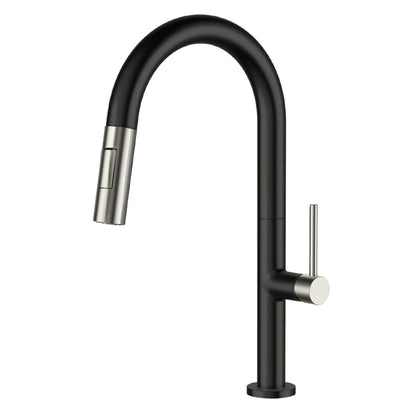 Robinet de cuisine à poignée unique et rétractable Fine Fixtures