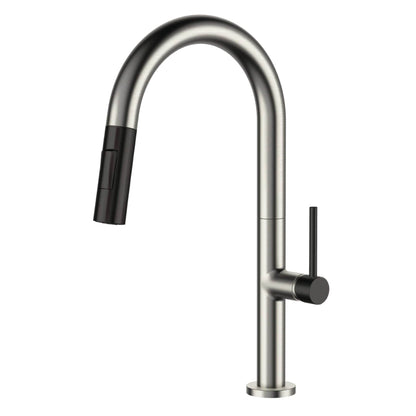 Robinet de cuisine à poignée unique et rétractable Fine Fixtures