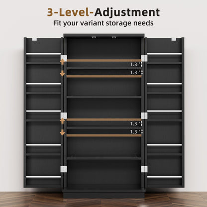 Armoire de rangement Futzca 47 po, armoires de cuisine en bois