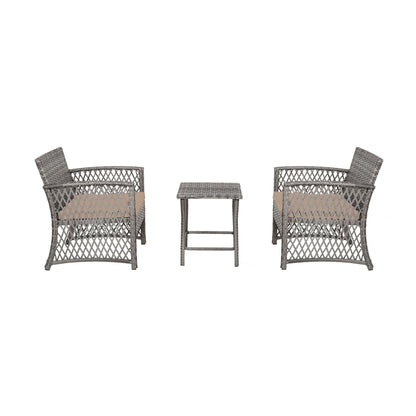 Ensemble de patio bistro en osier Heritage Outdoor 3 pièces