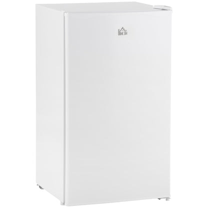 Mini-réfrigérateur HOMCOM de 3,2 pi³ avec congélateur, réfrigérateur compact à une porte avec thermostat réglable pour chambre à coucher