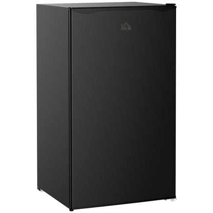 Mini-réfrigérateur HOMCOM de 3,2 pi³ avec congélateur, réfrigérateur compact à une porte avec thermostat réglable pour chambre à coucher