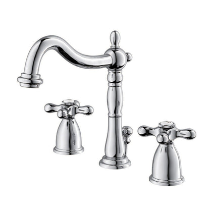 Robinet de salle de bain à large entraxe Heritage de 8 po
