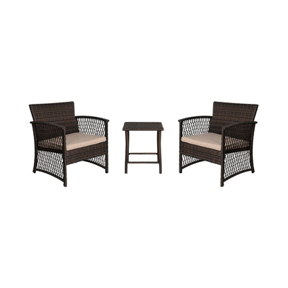 Ensemble de patio bistro en osier Heritage Outdoor 3 pièces