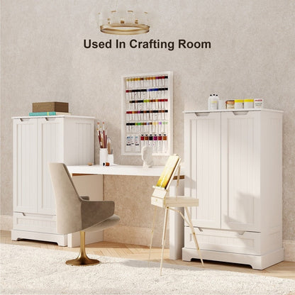 Armoire de rangement pour cuisine, armoire de rangement pour salle de bain indépendante avec 2 portes et tiroirs