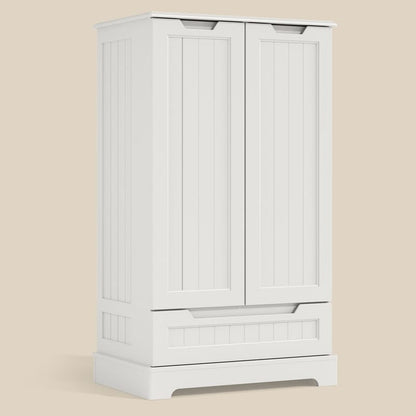 Armoire de rangement pour cuisine, armoire de rangement pour salle de bain indépendante avec 2 portes et tiroirs