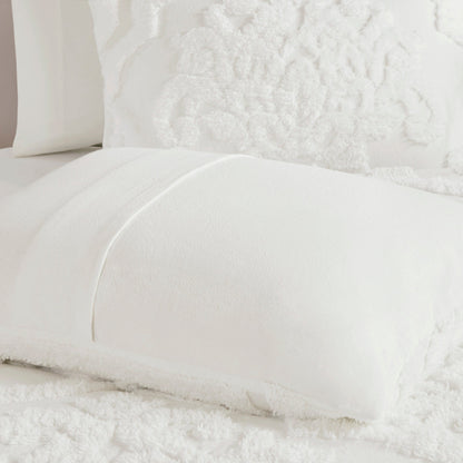 Parure de couette Madison Park Aeriela en coton chenille damassé touffeté