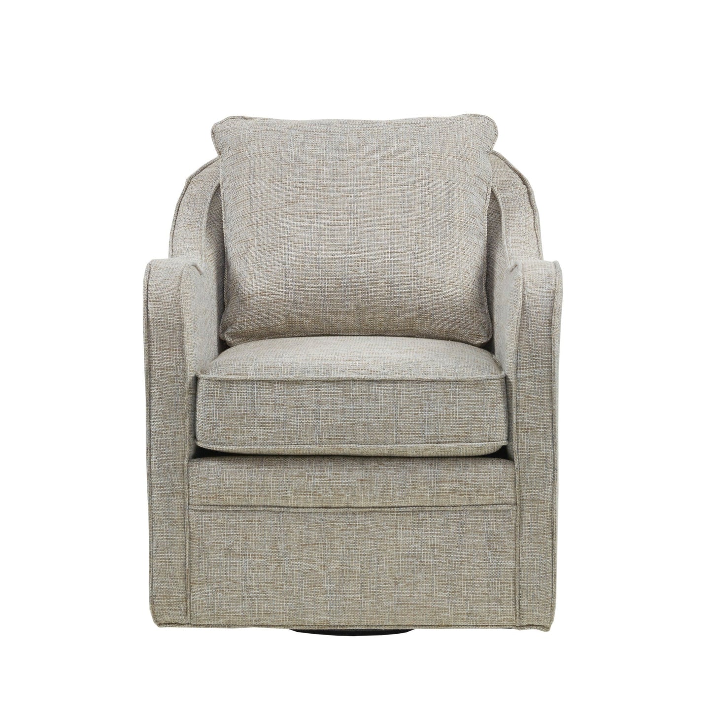 Fauteuil pivotant incurvé rembourré Madison Park Betty
