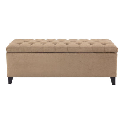 Banc de rangement rembourré à plateau capitonné Madison Park Sasha