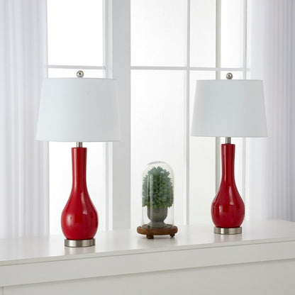 Ensemble de lampes de table en céramique 28,5 avec port USB (lot de 2)