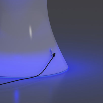 Table de cocktail Mixoy à LED changeantes, table à vin rechargeable et sans fil, meuble d'ambiance pour patio, piscine