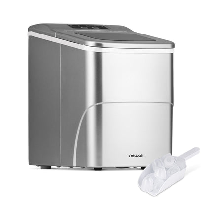 Machine à glaçons de comptoir Newair 11,8 kg, portable et légère, commande intuitive, glaçons de grande ou petite taille, pièces sans BPA