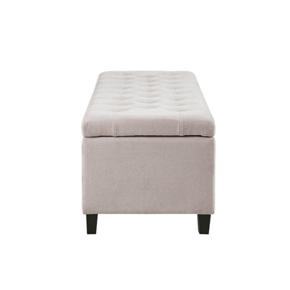 Banc de rangement rembourré à plateau capitonné Madison Park Sasha