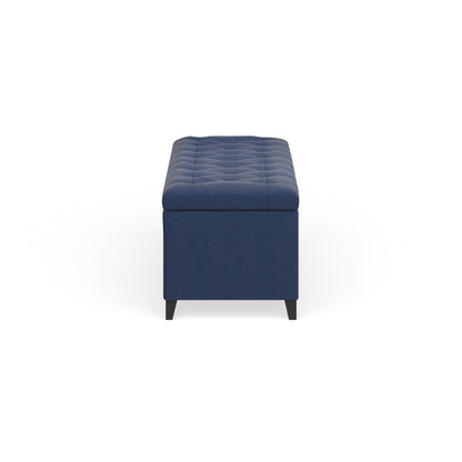 Banc de rangement rembourré à plateau capitonné Madison Park Sasha