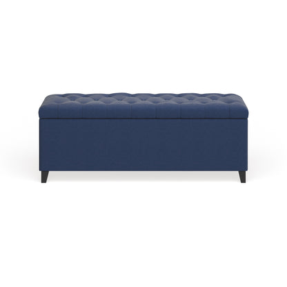 Banc de rangement rembourré à plateau capitonné Madison Park Sasha