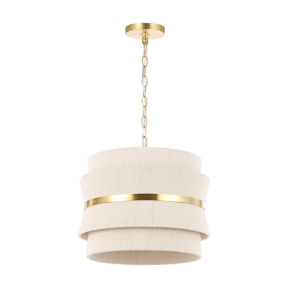 Suspension réglable à 3 lumières SAFAVIEH Oprea (ampoules LED incluses) - 16 x 16 x 16,5-72,5