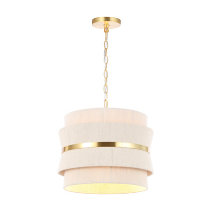 Suspension réglable à 3 lumières SAFAVIEH Oprea (ampoules LED incluses) - 16 x 16 x 16,5-72,5