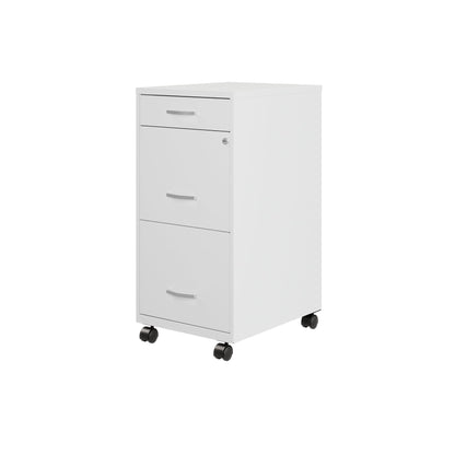 Classeur métallique Space Solutions 18 pouces de profondeur à 3 tiroirs